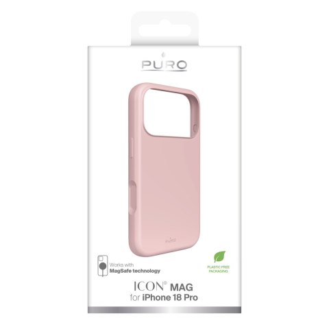 Puro Icon Mag - etui do iPhone 18 Pro / 17 Pro kompatybilne z MagSafe (pink)