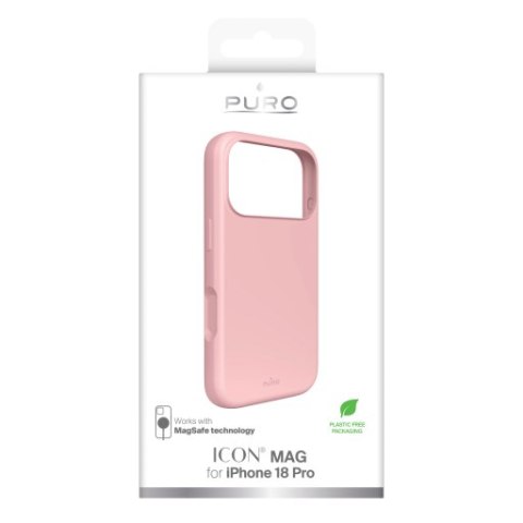 Puro Icon Mag - etui do iPhone 18 Pro / 17 Pro kompatybilne z MagSafe (pink)