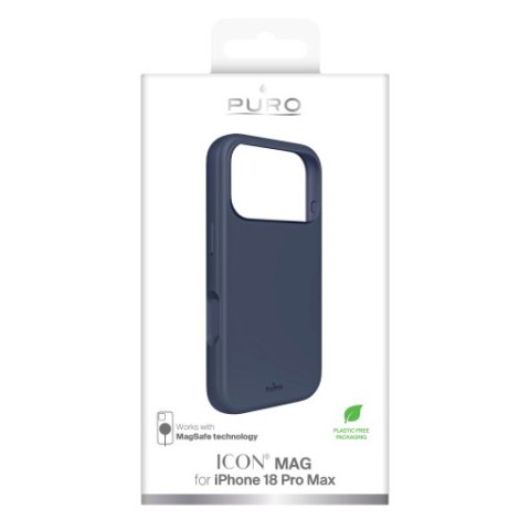 Puro Icon Mag - etui do iPhone 18 Pro Max / 17 Pro Max kompatybilne z MagSafe (crown blue)