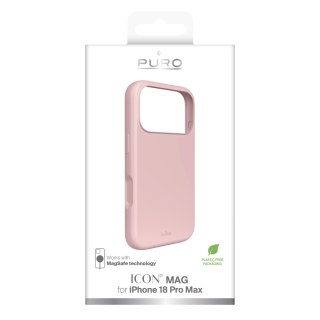 Puro Icon Mag - etui do iPhone 18 Pro Max / 17 Pro Max kompatybilne z MagSafe (pink)