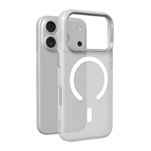 Puro Lightfeel - etui do iPhone 18 Pro / 17 Pro kompatybilne z MagSafe (soft cloud)