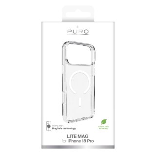 Puro Lite Mag - etui do iPhone 18 Pro / 17 Pro kompatybilne z MagSafe (transparent)