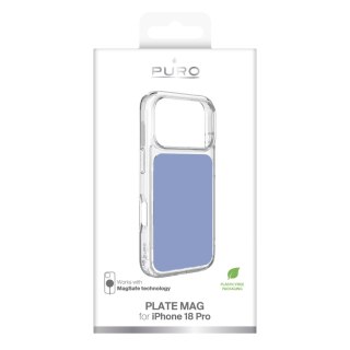 Puro Plate Mag - etui do iPhone 18 Pro / 17 Pro kompatybilne z MagSafe (polar blue)