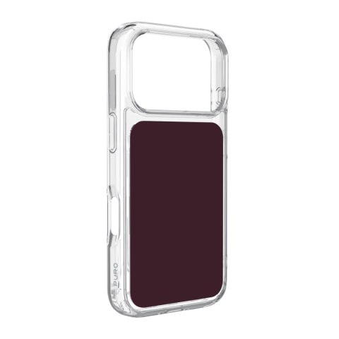 Puro Plate Mag - etui do iPhone 18 Pro Max / 17 Pro Max kompatybilne z MagSafe (deep cherry)