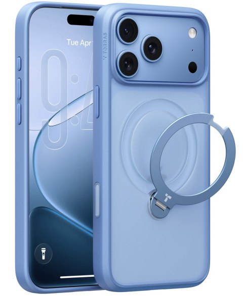 TORRAS Ostand Q3 Spin - etui do iPhone 18 Pro / 17 Pro kompatybilne z MagSafe (blue)