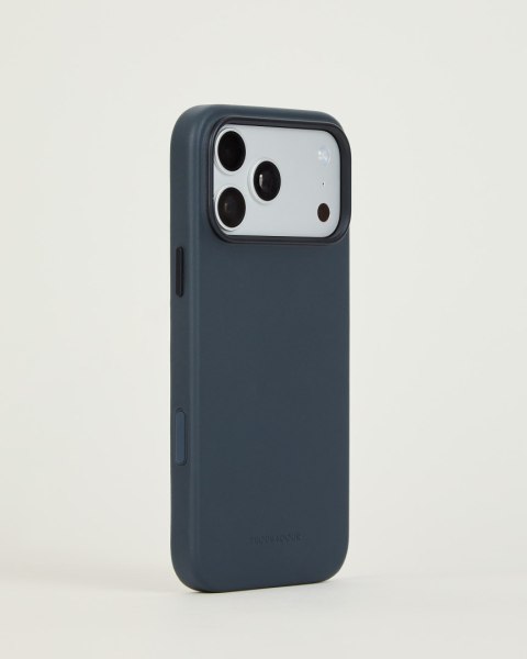 Troubadour Leather Case - etui skórzane do iPhone 18 Pro Max / 17 Pro Max kompatybilne z MagSafe (basalt)