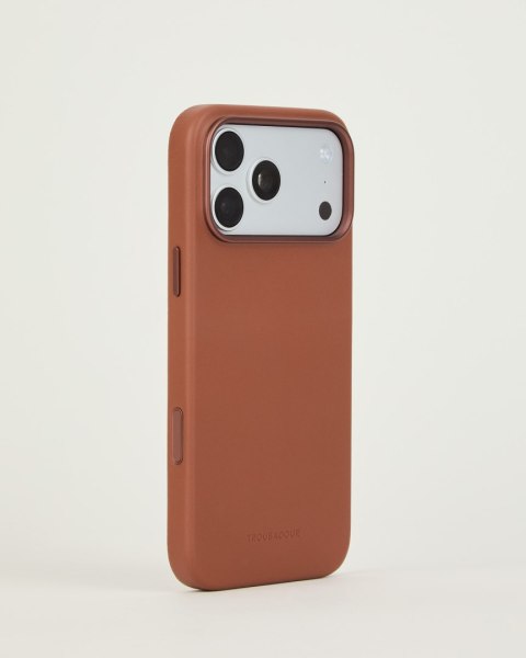 Troubadour Leather Case - etui skórzane do iPhone 18 Pro Max / 17 Pro Max kompatybilne z MagSafe (tan)