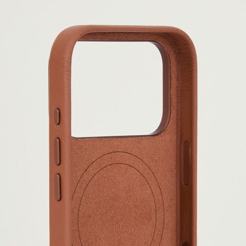 Troubadour Leather Case - etui skórzane do iPhone 18 Pro Max / 17 Pro Max kompatybilne z MagSafe (tan)