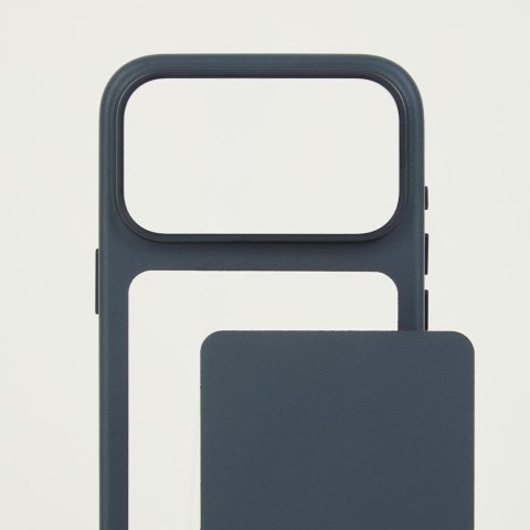 Troubadour Modular Leather Case - etui skórzane do iPhone 18 Pro / 17 Pro kompatybilne z MagSafe (basalt)