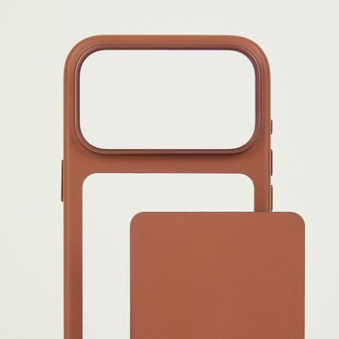 Troubadour Modular Leather Case - etui skórzane do iPhone 18 Pro / 17 Pro kompatybilne z MagSafe (tan)