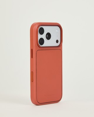 Troubadour Modular Leather Case - etui skórzane do iPhone 18 Pro / 17 Pro kompatybilne z MagSafe (terracotta)
