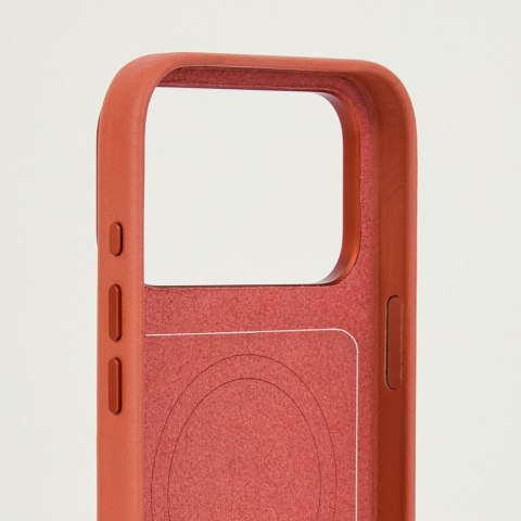 Troubadour Modular Leather Case - etui skórzane do iPhone 18 Pro / 17 Pro kompatybilne z MagSafe (terracotta)