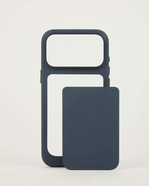 Troubadour Modular Leather Case - etui skórzane do iPhone 18 Pro Max / 17 Pro Max kompatybilne z MagSafe (basalt)