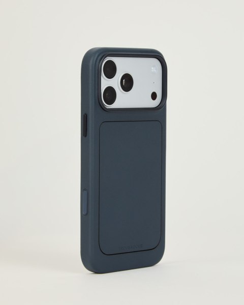 Troubadour Modular Leather Case - etui skórzane do iPhone 18 Pro Max / 17 Pro Max kompatybilne z MagSafe (basalt)