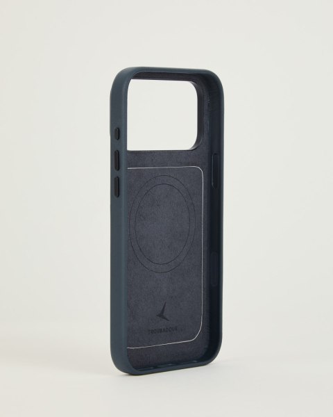 Troubadour Modular Leather Case - etui skórzane do iPhone 18 Pro Max / 17 Pro Max kompatybilne z MagSafe (basalt)