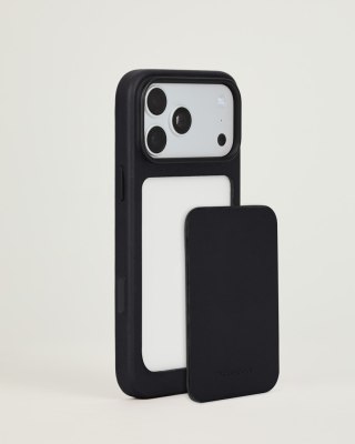 Troubadour Modular Leather Case - etui skórzane do iPhone 18 Pro Max / 17 Pro Max kompatybilne z MagSafe (black)