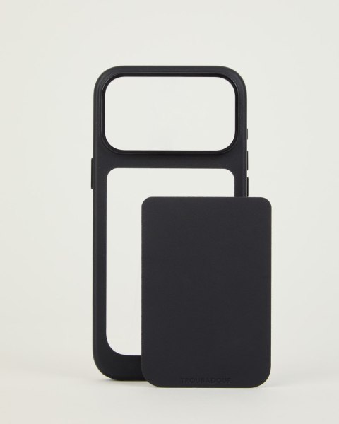 Troubadour Modular Leather Case - etui skórzane do iPhone 18 Pro Max / 17 Pro Max kompatybilne z MagSafe (black)