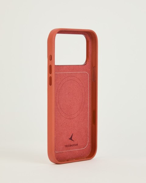 Troubadour Modular Leather Case - etui skórzane do iPhone 18 Pro Max / 17 Pro Max kompatybilne z MagSafe (terracotta)