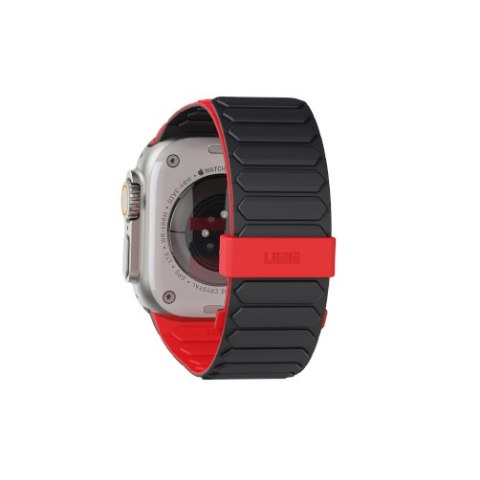 UAG Pathfinder - silikonowy dwustronny pasek magnetyczny do Apple Watch 44mm-49mm (Apple Watch 4-11, SE 1-3, Ultra 1-3) (ash/lav