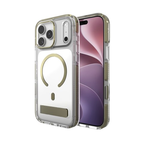 ZAGG Santa Cruz Snap KS Metallic - etui do iPhone 18 Pro Max / 17 Pro Max kompatybilne z MagSafe (gold)