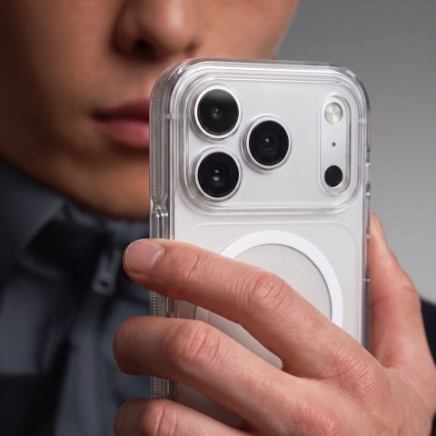 Decoded DropTec Transparent Backcover - etui do iPhone 18 Pro / 17 Pro kompatybilne z MagSafe (transparent)