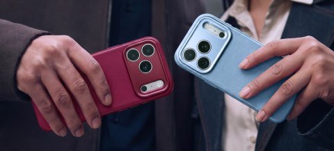 Decoded Leather Backcover - skórzane etui do iPhone 18 Pro Max / 17 Pro Max kompatybilne z MagSafe (aubergine)