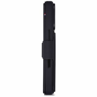 Decoded Textured Silicone Detachable Wallet - etui do iPhone 18 Pro / 17 Pro (phantom black)