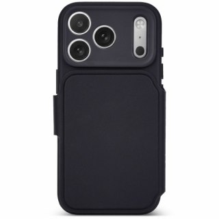 Decoded Textured Silicone Detachable Wallet - etui do iPhone 18 Pro / 17 Pro (phantom black)