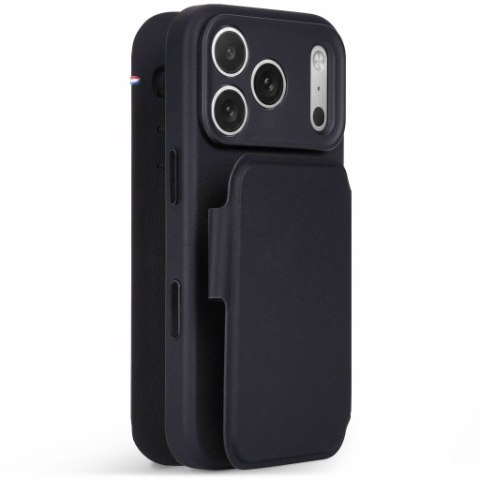 Decoded Textured Silicone Detachable Wallet - etui do iPhone 18 Pro Max / 17 Pro Max (phantom black)