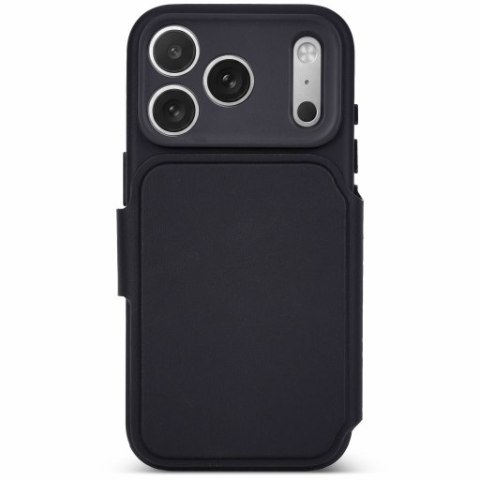 Decoded Textured Silicone Detachable Wallet - etui do iPhone 18 Pro Max / 17 Pro Max (phantom black)