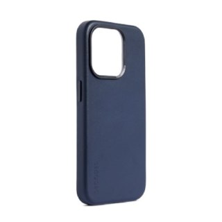 Decoded - skórzana obudowa ochronna do iPhone 15 Pro kompatybilna z MagSafe (ture navy)