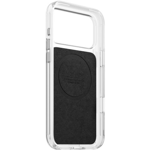 NOMAD Clear Leather Case - etui do iPhone 18 Pro Max / 17 Pro Max kompatybilne z MagSafe, skóra Horween (saddle)
