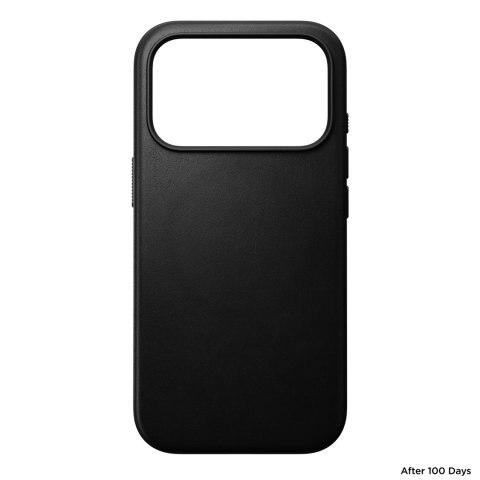 NOMAD Modern Leather Case - etui do iPhone 18 Pro / 17 Pro kompatybilne z MagSafe, skóra Camino (black)