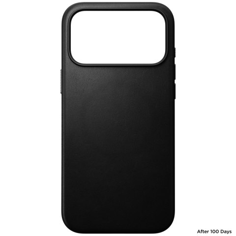 NOMAD Modern Leather Case - etui do iPhone 18 Pro Max / 17 Pro Max kompatybilne z MagSafe, skóra Camino (black)