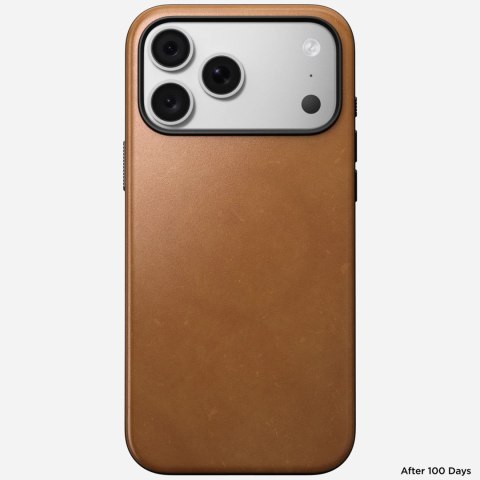 NOMAD Modern Leather Case - etui do iPhone 18 Pro Max / 17 Pro Max kompatybilne z MagSafe, skóra Camino (english tan-c)