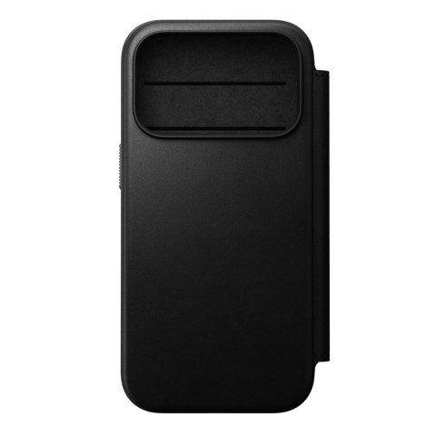 NOMAD Modern Leather Folio - etui do iPhone 18 Pro / 17 Pro kompatybilne z MagSafe, skóra Camino (black)