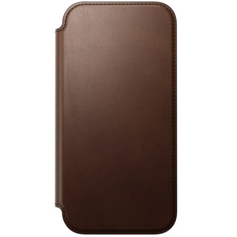 NOMAD Modern Leather Folio - etui do iPhone 18 Pro Max / 17 Pro Max kompatybilne z MagSafe, skóra Camino (brown)