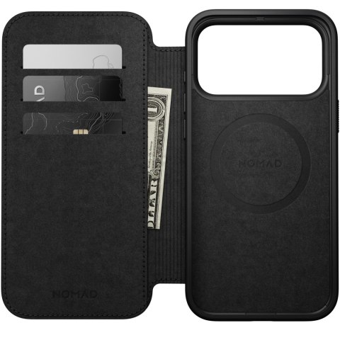 NOMAD Modern Leather Folio - etui do iPhone 18 Pro Max / 17 Pro Max kompatybilne z MagSafe, skóra Camino (brown)