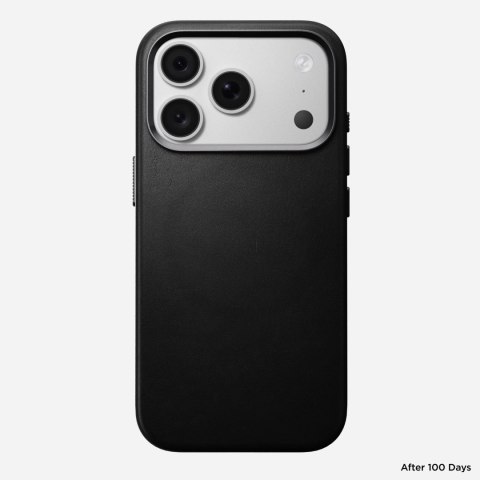 NOMAD Traditional Leather Case - etui do iPhone 18 Pro / 17 Pro kompatybilne z MagSafe, skóra Camino (black)