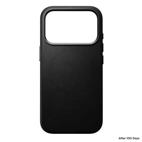 NOMAD Traditional Leather Case - etui do iPhone 18 Pro / 17 Pro kompatybilne z MagSafe, skóra Camino (black)