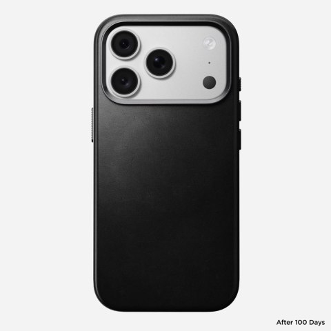 NOMAD Traditional Leather Case - etui do iPhone 18 Pro / 17 Pro kompatybilne z MagSafe, skóra Horween (black)