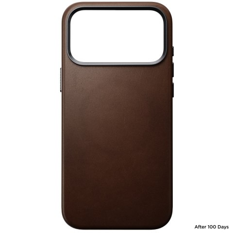NOMAD Traditional Leather Case - etui do iPhone 18 Pro Max / 17 Pro Max kompatybilne z MagSafe, skóra Camino (brown)