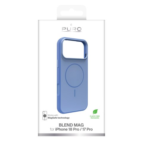 Puro Bicol Mag - etui do iPhone 18 Pro / 17 Pro kompatybilne z MagSafe (polar blue)