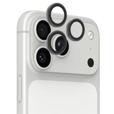 ZAGG Invisibleshield Camera Rings - szkła ochronne na obiektyw do iPhone 18 Pro / 18 Pro Max (3 sztuki) (black)