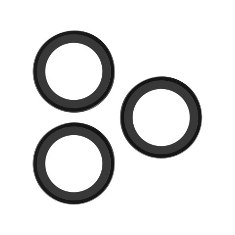 ZAGG Invisibleshield Camera Rings - szkła ochronne na obiektyw do iPhone 18 Pro / 18 Pro Max (3 sztuki) (black)