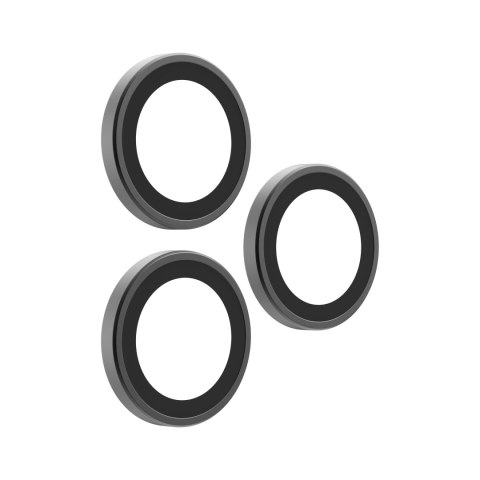 ZAGG Invisibleshield Camera Rings - szkła ochronne na obiektyw do iPhone 18 Pro / 18 Pro Max (3 sztuki) (black)