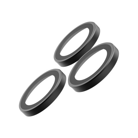 ZAGG Invisibleshield Camera Rings - szkła ochronne na obiektyw do iPhone 18 Pro / 18 Pro Max (3 sztuki) (black)