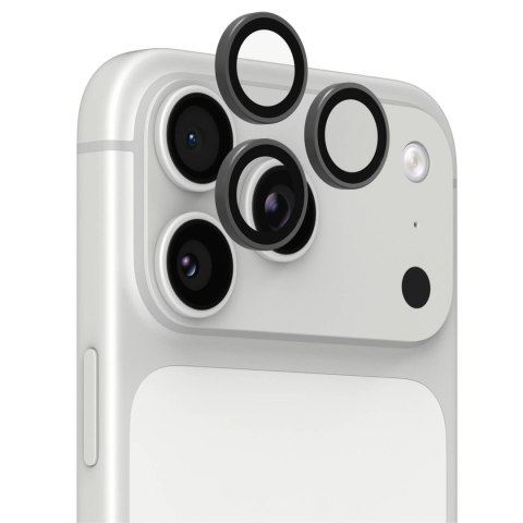 ZAGG Invisibleshield Camera Rings - szkła ochronne na obiektyw do iPhone 18 Pro / 18 Pro Max (3 sztuki) (silver)