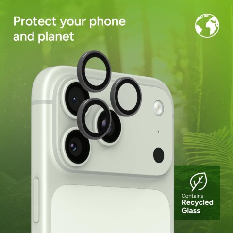 ZAGG Invisibleshield Camera Rings - szkła ochronne na obiektyw do iPhone 18 Pro / 18 Pro Max (3 sztuki) (silver)