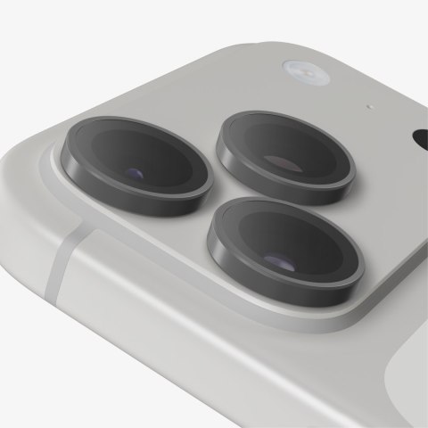 ZAGG Invisibleshield Camera Rings - szkła ochronne na obiektyw do iPhone 18 Pro / 18 Pro Max (3 sztuki) (silver)